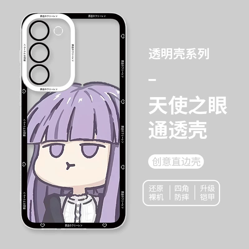 Japanese Anime FRIEREN Cute Style | Frieren Fern Himmel 3 Styles - Phone Case Samsung Galaxy S26 S25 S24 S23 S22 S21 FE Ultra