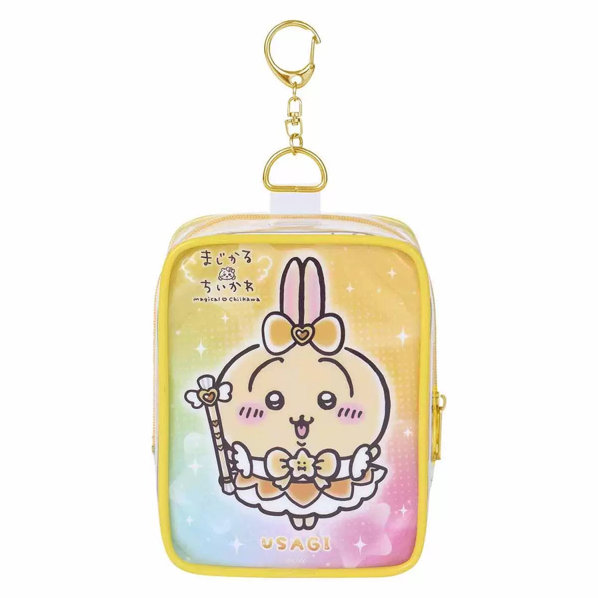 Japanese Cartoon Chiikawa Magic Girl Plastic Itabag Bag Keychain | ChiiKawa Hachiware Usagi Momonga Kurimanju Shisa - Kawaii Items Can Put in Dolls Keep Dolls Clean KawaiiGiftLand