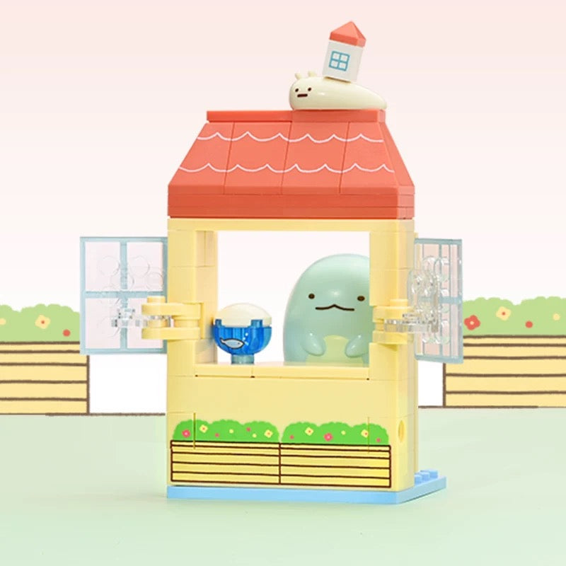Sumikko Gurashi Little Windowsill Series | Shirokuma Penguin? Tokage Tonkatsu Neko Tapioca - Building Blocks Toy Collections KawaiiGiftLand
