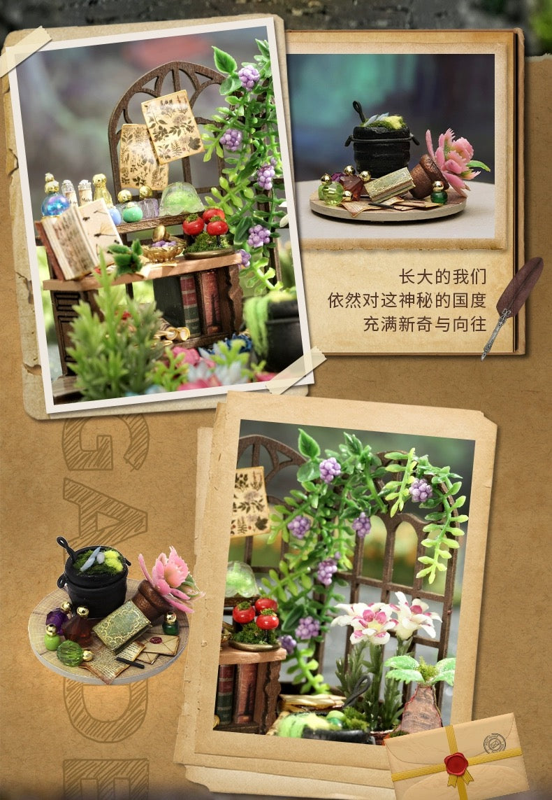 Craft Kits Dream Bottle Series | Magic World - DIY Handmade Mini World Miniature Gift Magic School