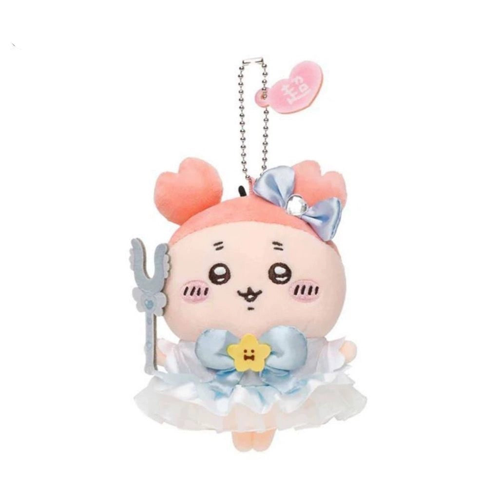 Japan ChiiKawa Magic Girl Series | ChiiKawa Hachiware Usagi Momonga Kurimanju Rakko Shisa Crab Beetle - Mini Plush Doll keychain KawaiiGiftLand