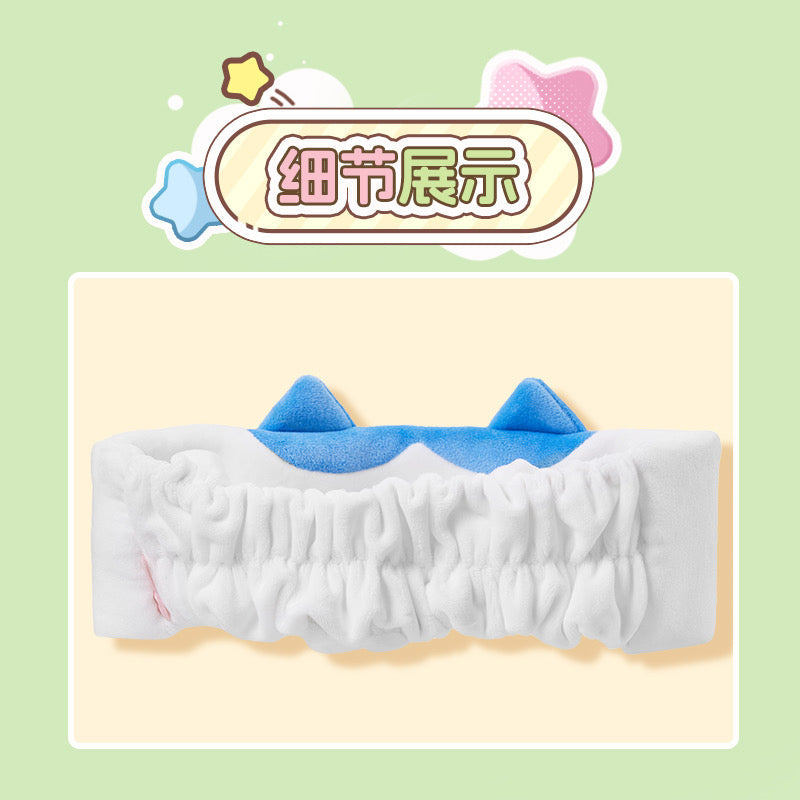 ChiiKawa X Miniso | ChiiKawa Hachiware Usagi Face Headband - Kawaii Make Up Washing Face Item Decoration KawaiiGiftLand