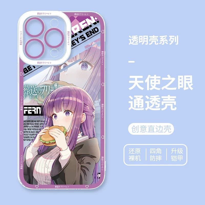 Japanese Anime FRIEREN | Frieren & Fern 6 Styles - iPhone Case PLUS SE2 XS XR X 11 12 13 14 15 16 16e 17 17e Pro Promax 12mini 13mini