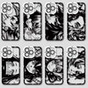 Japanese Anime Kimetsu no Yaiba Demon Slayer White & Black Draft Style | Tanjiro Zenitsu Giyuu Tomioka Rengoku Kyoujurou Nezuko Inosuke Mitsuri Kocho Shinobu -  iPhone Case PLUS SE2 XS XR X 11 12 13 14 15 16 16e 17 17e Pro Promax 12mini 13mini