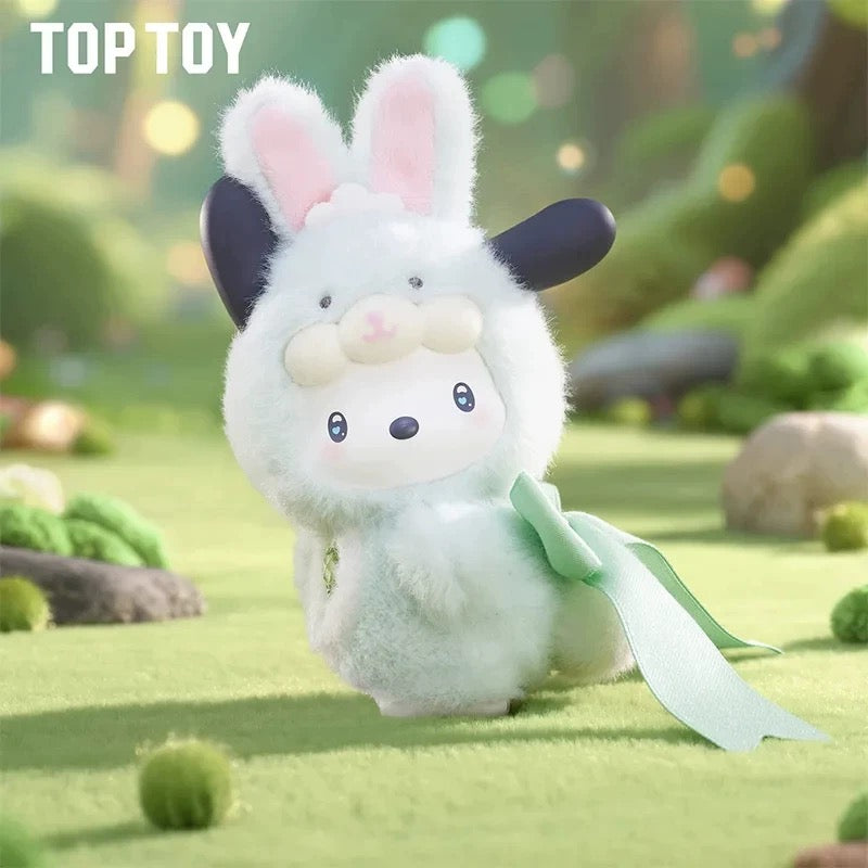 TopToy Sanrio Characters Diamond Bunny Baby | Hello Kitty My Melody Kuromi Cinnamoroll Pompompurin Pochacco - Collectable Toys Mystery Blind Box