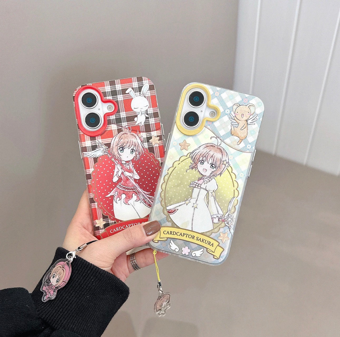 CardCaptorSakura Comic Laser Case | Sakura Cosplay 4 Styles - iPhone Case PLUS SE2 XS XR X 11 12 13 14 15 16 16e 17 17e Pro Promax 12mini 13mini