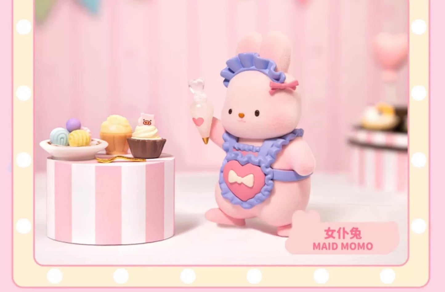 Momo with Bunny Kawaii Lovely Characters | Momo Bunny Anniversary - Toy Collection Mystery Blind Box KawaiiGiftLand