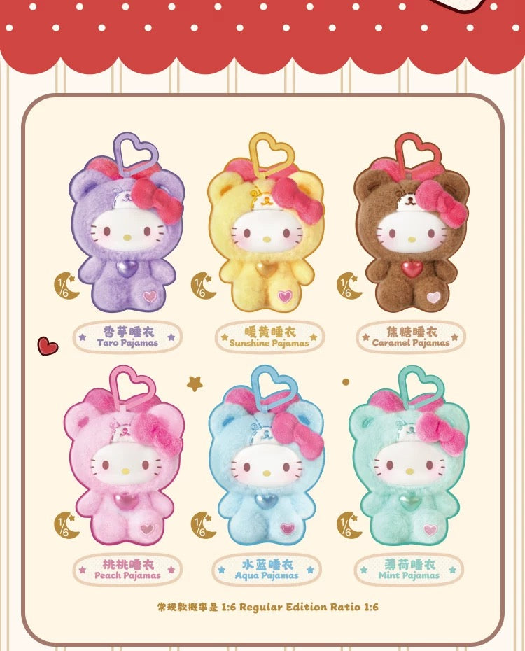 TopToy Sanrio Characters Hello Kitty | Teddy Pajamas - Collectable Toys Mystery Blind Box
