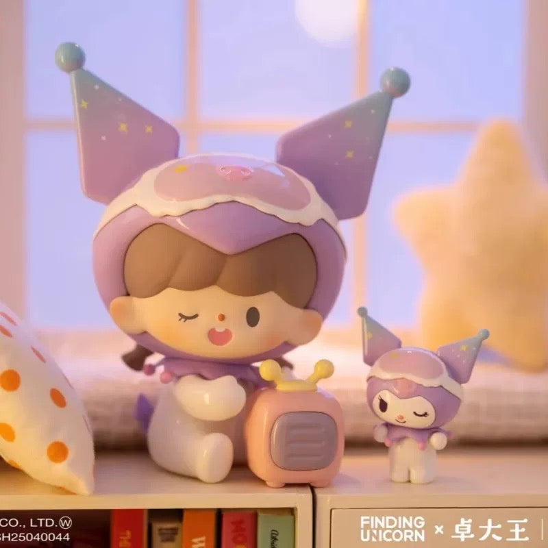 zZoton x Sanrio Characters Preparation Before Bedtime | Hello Kitty My Melody Kuromi Cinnamoroll Pompompurin Pochacco Hangyodon - Collectable Toys Mystery Blind Box