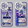 Japan Cartoon Pokemon Game Pixel Version | Ceruledge Evolution - iPhone Case PLUS SE2 XS XR X 11 12 13 14 15 16 16e 17 17e Pro Promax 12mini 13mini
