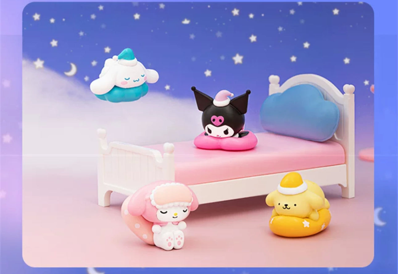 Sanrio Characters Sweet Dream Beans Mini Series | My Melody Kuromi Cinnamoroll Pompompurin Pochacco Hangyodon - Kawaii Collectable Toys Toy Collection KawaiiGiftLand