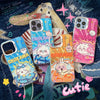 Japanese Cartoon ChiiKawa DJ Music Player Laser Case | ChiiKawa Hachiware Usagi Momonga - iPhone Case Plus SE2 11 12 13 14 15 16 16e 17 17e Pro Promax