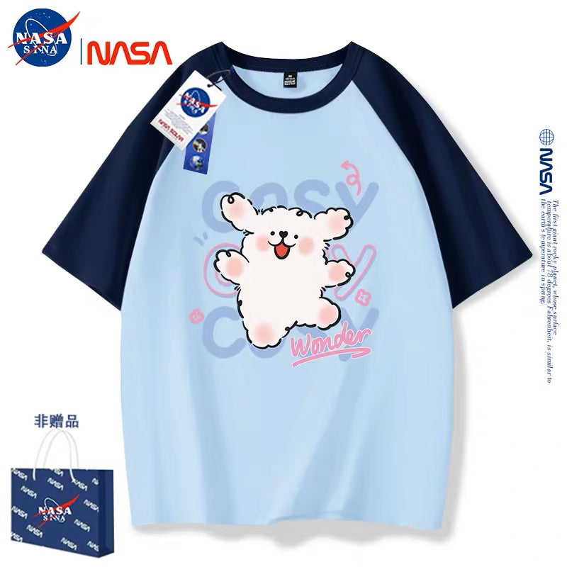 Cute Cartoon Doggie Maltese Puppy Style T-Shirt Series | Say Hello with Smile Part3 - Kawaii Fashion Items for Child & Adult