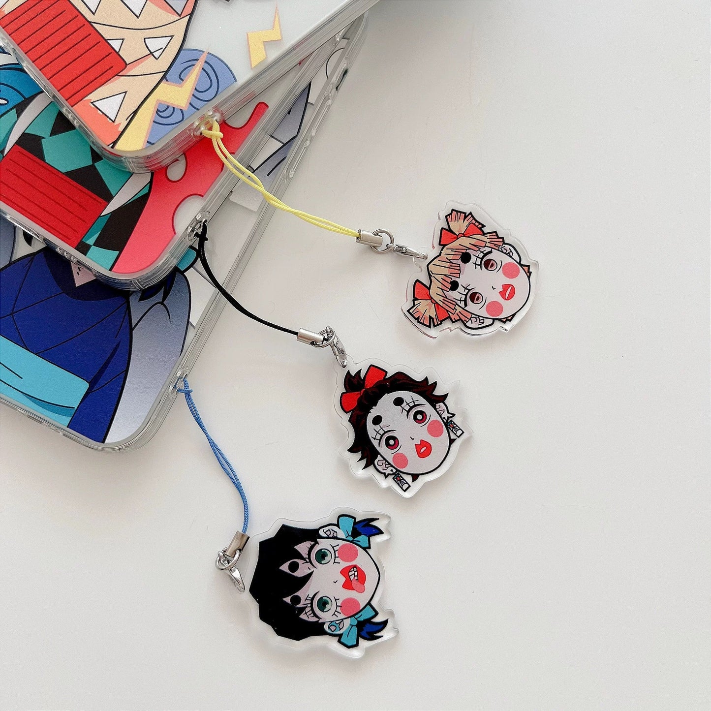 Japanese Anime Kimetsu no Yaiba Demon Slayer Girl Look | Tanjiro Zenitsu  Inosuke - iPhone Case 7 8 PLUS SE2 XS XR X 11 12 13 14 Pro Promax 12mini 13mini KawaiiGiftLand