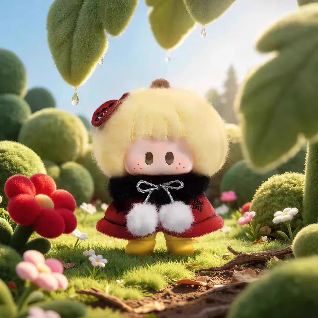 YOYO Chan 인형 | Yoyo Meadow PomPom Garden - 플러시 비닐 키체인 목걸이 블라인드 박스