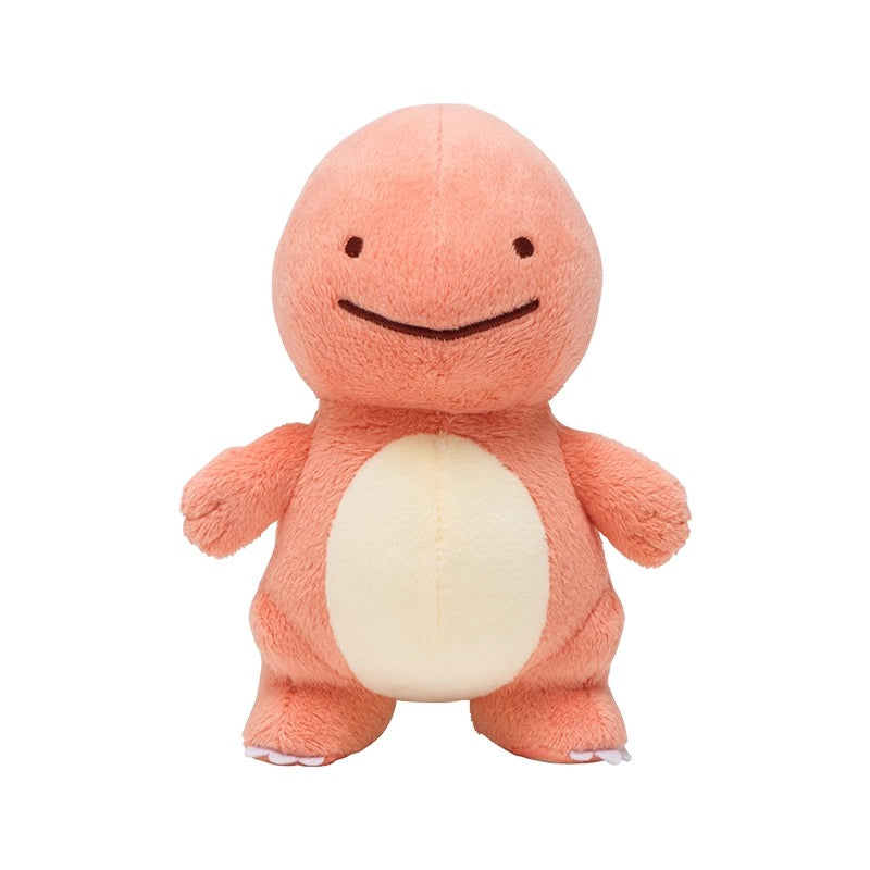 Japan Cartoon Pokemon Center Ditto Crossover | Pikachu Charmander Squirtle Bulbasaur Clefairy Pippi - Mascot Plush Doll Mini Plush Doll Keychain KawaiiGiftLand