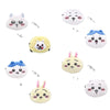 Japanese Cartoon Chiikawa Double Face Make Up Bag | ChiiKawa Hachiware Usagi Momonga Monster - Kawaii Plush Doll Purse Bag