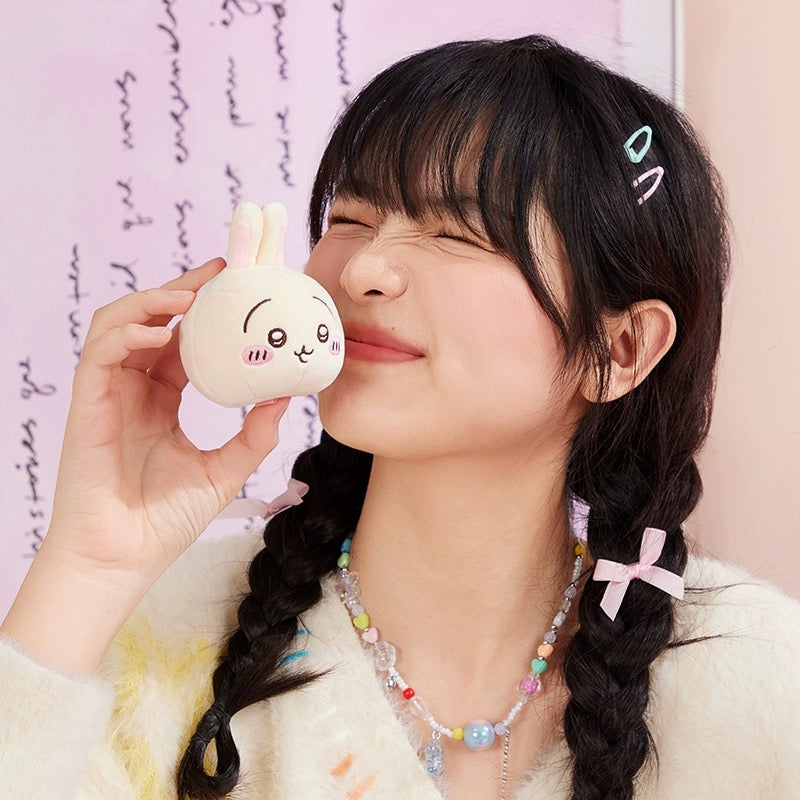 ChiiKawa X Miniso | ChiiKawa Hachiware Usagi Big Head Keychain - Kawaii items Room Decoration doll KawaiiGiftLand