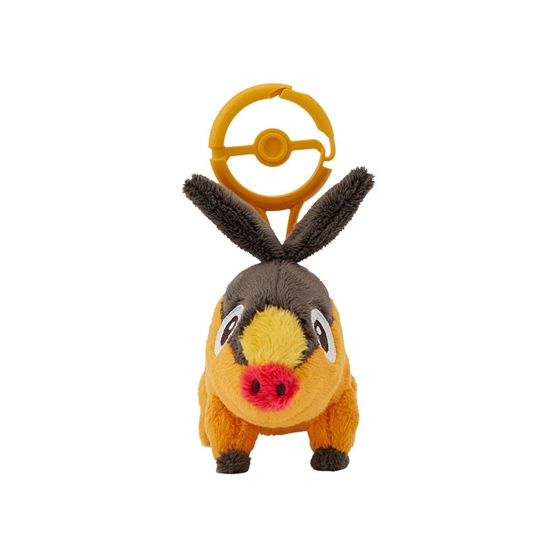 Japan Cartoon Pokemon Center Pokeball Keychain 4th & 5th Generation | Turtwig Chimchar Piplup Snivy Tepig Oshawott - Mascot Mini Plush Doll KawaiiGiftLand