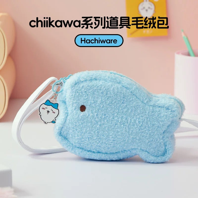 ChiiKawa X Miniso | ChiiKawa Hachiware Usagi Props Shoulder Bag with Keychain - Kawaii Item Cute Mini Bag KawaiiGiftLand