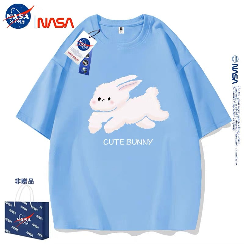 Cute Animals Rabbit Style T-Shirt Series | Cute Bunny Running Part2 - Kawaii Fashion Items for Child & Adult