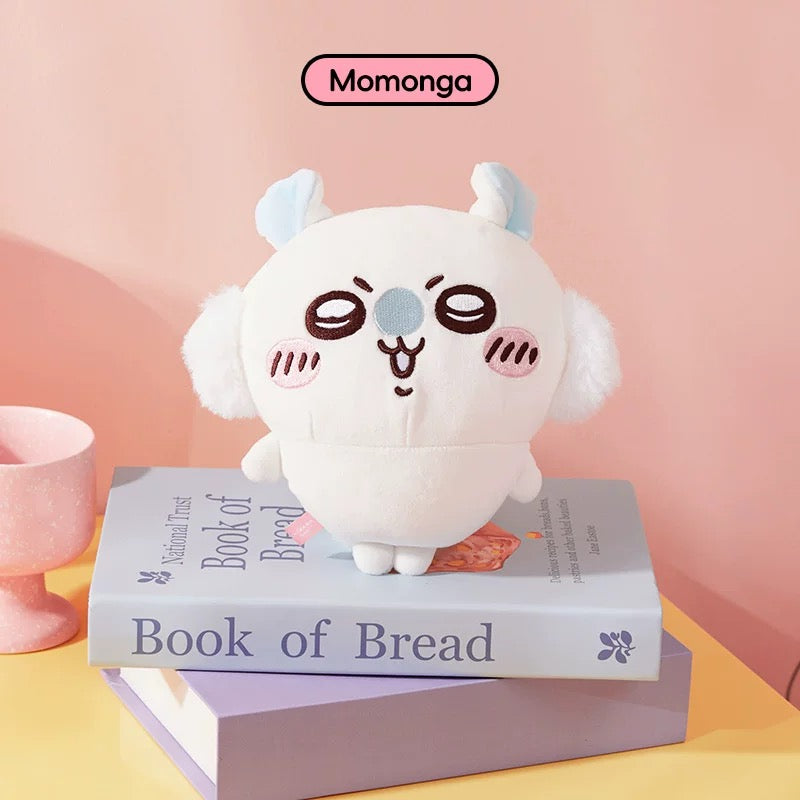 ChiiKawa X Miniso | Momonga Kurimanju Rakko Plush Doll - 20cm Kawaii Doll Plush Cute Doll Decoration KawaiiGiftLand