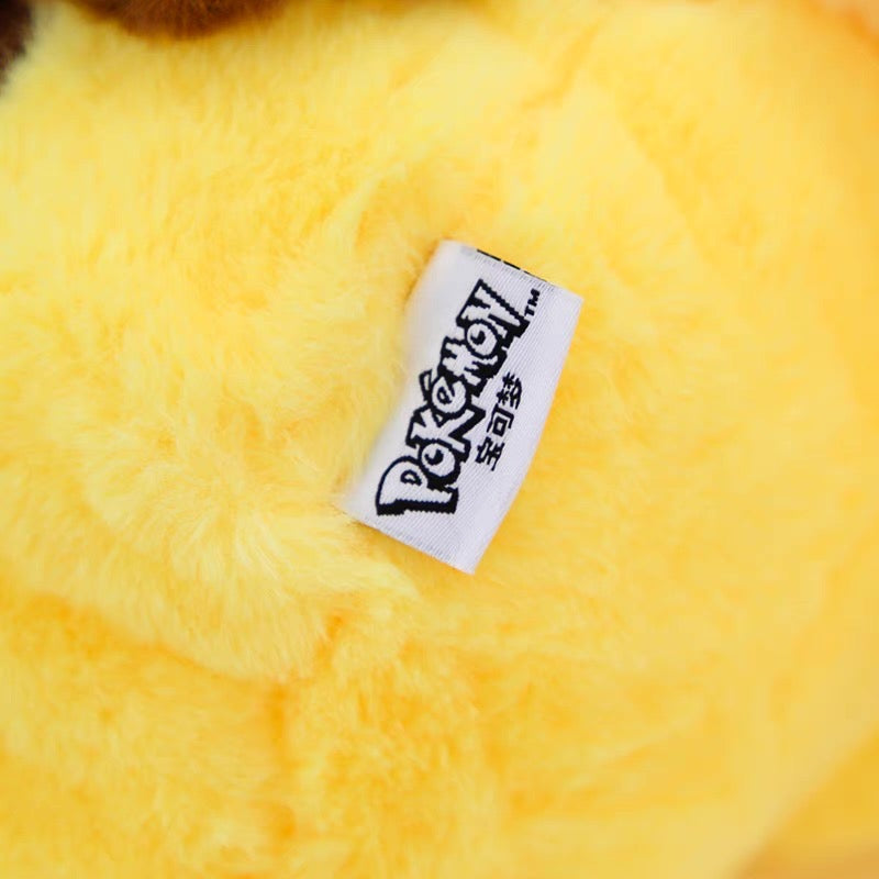 Japan Cartoon Pokemon Plush Backpack | Pikachu - Mascot Plush Doll Kawaii Decoration KawaiiGiftLand