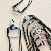 Japanese Anime Jujutsu Kaisen Phone Back Clip with Phone Lanyard | Satoru Yuji Megumi Nanami Kugisaki Nobara Inumaki Toge Zenin Maki Panda - for All Smart Phones