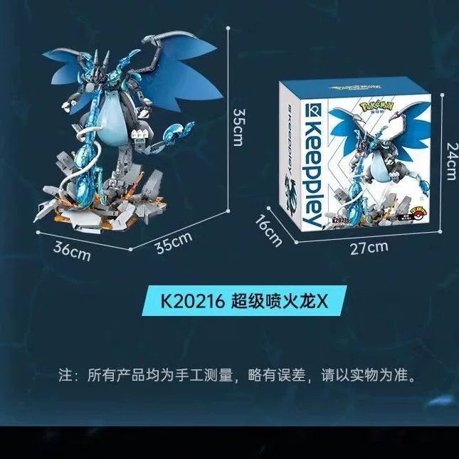 Pokemon Character Evolution Series Part 2 | Dark Charizard X Ash-Greninja - Building Blocks Toy Collections KawaiiGiftLand