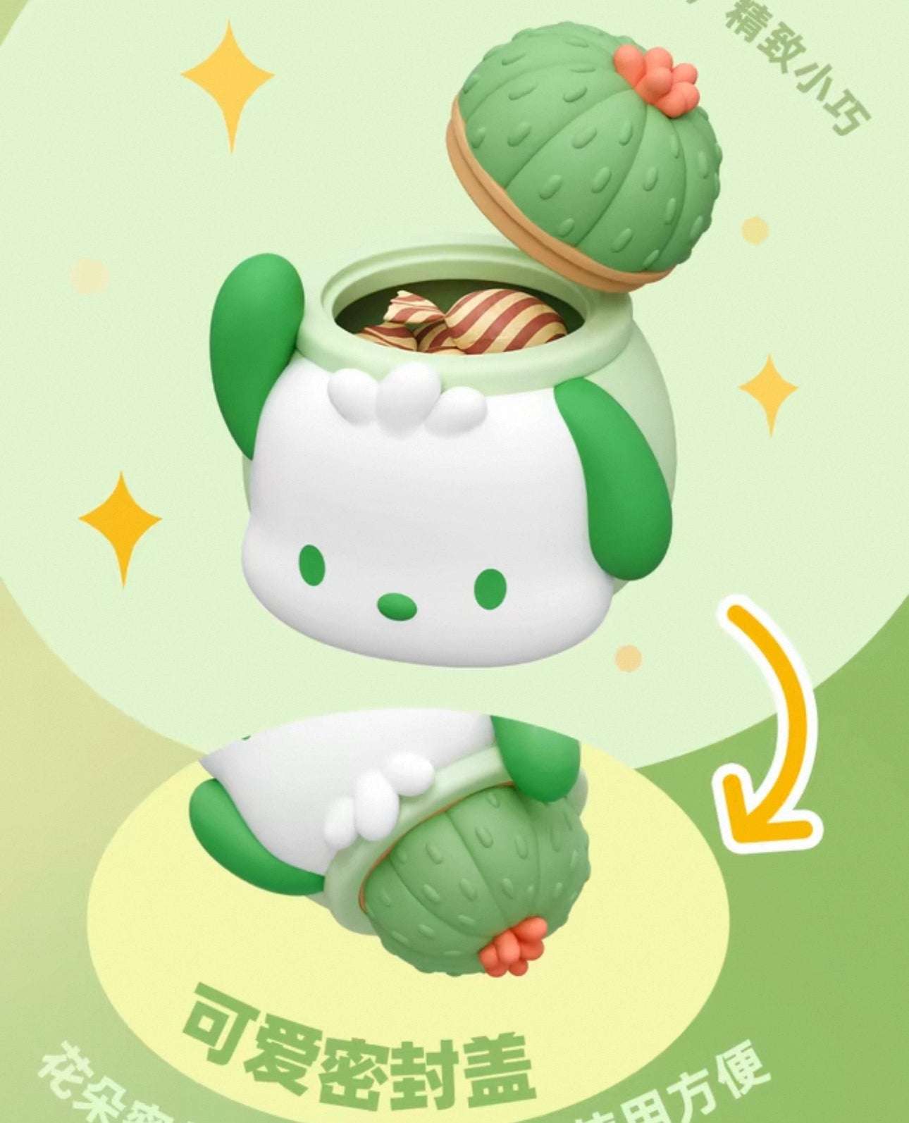 Sanrio Characters Potted Series Of Ornaments | Hello Kitty My Melody Kuromi Cinnamoroll Pompompurin Pochacco - Collectable Toys Kawaii Items