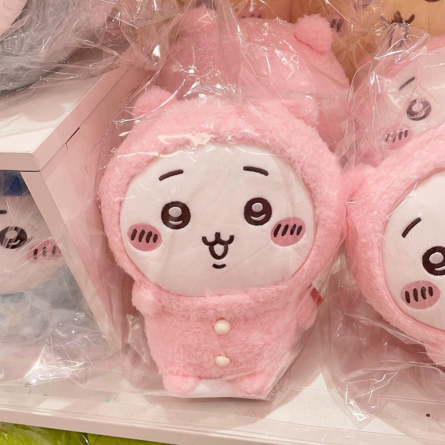 ChiiKawa X Miniso | ChiiKawa Hachiware Usagi Momonga Kurimanju Rakko Pajamas Sitting Plush Doll - Kawaii items Room Decoration doll KawaiiGiftLand