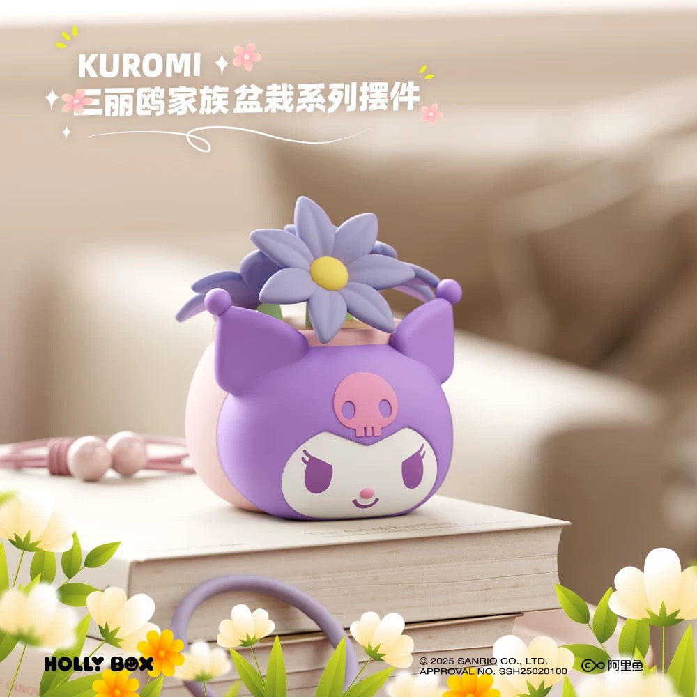 Sanrio Characters Potted Series Of Ornaments | Hello Kitty My Melody Kuromi Cinnamoroll Pompompurin Pochacco - Collectable Toys Kawaii Items - KawaiiGiftLand
