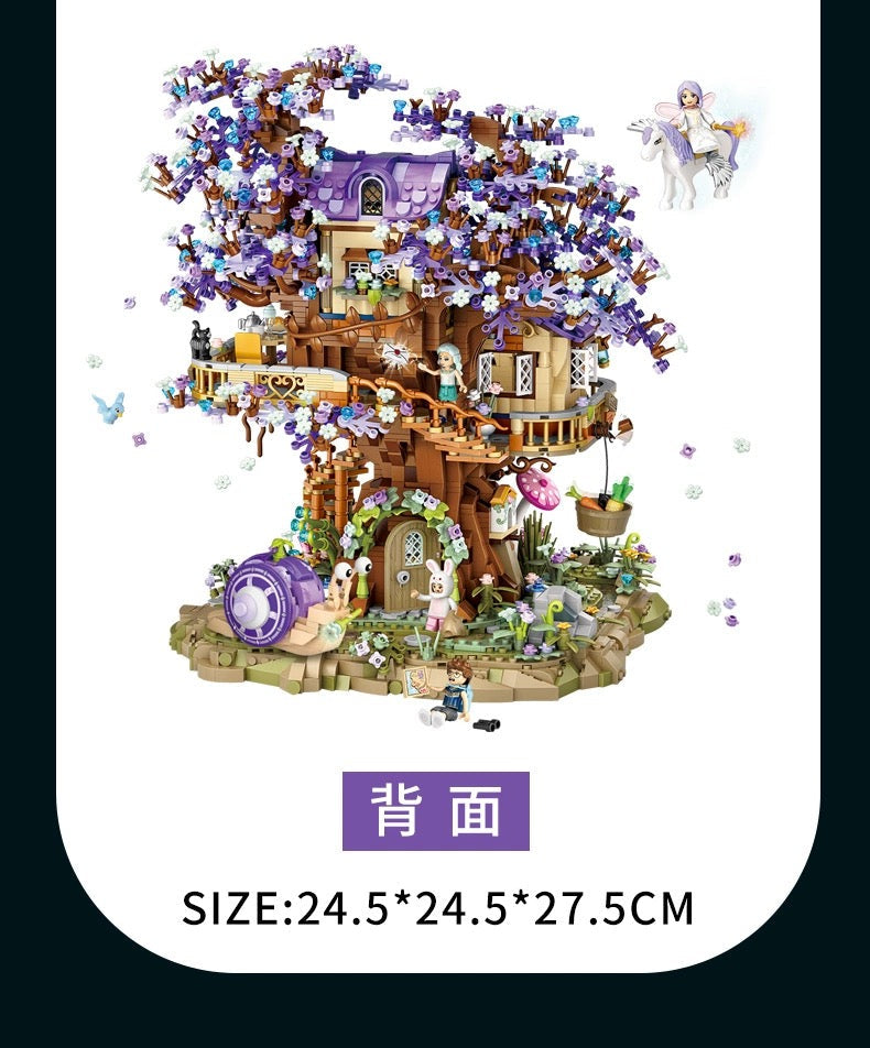 Loz Building Mini Block Adventure Theme | Fairy Tree House 3991pcs - with GID Blocks Lights Children Gift DIY Handmade Gift KawaiiGiftLand