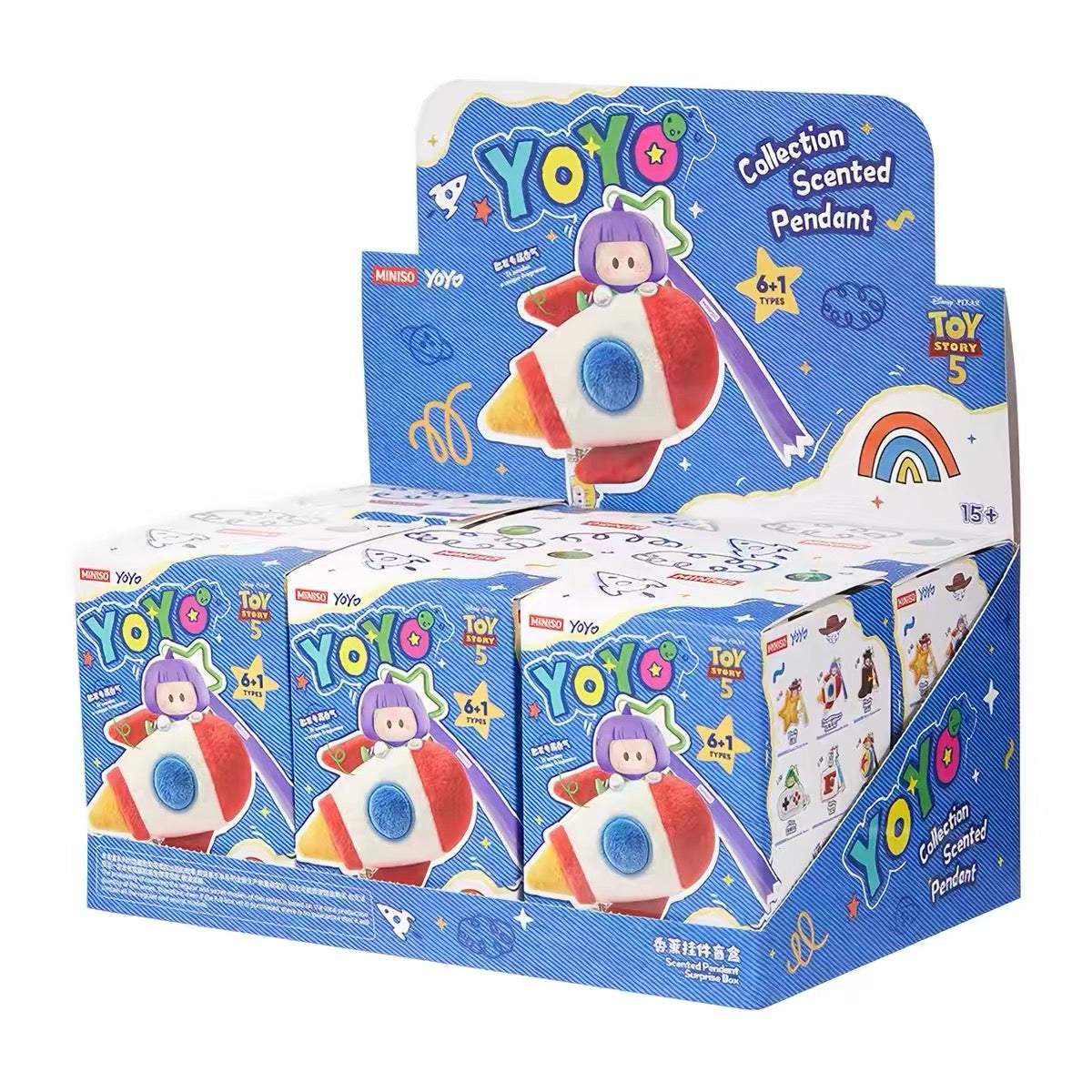 YOYO Chan x Toy Story 미니 피규어 | YOYO Collection 향기 펜던트 - 컬렉터블 토이 미스터리 블라인드 박스