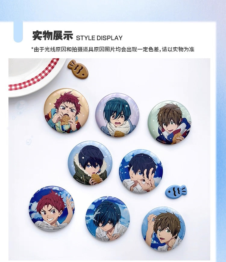 Japanese Anime Free! Iwatobi Swim Club Good Memories Series Fridge Magnets | Haruka Makoto Kirishima Shiina - Cute Kawaii Item Blind Bag