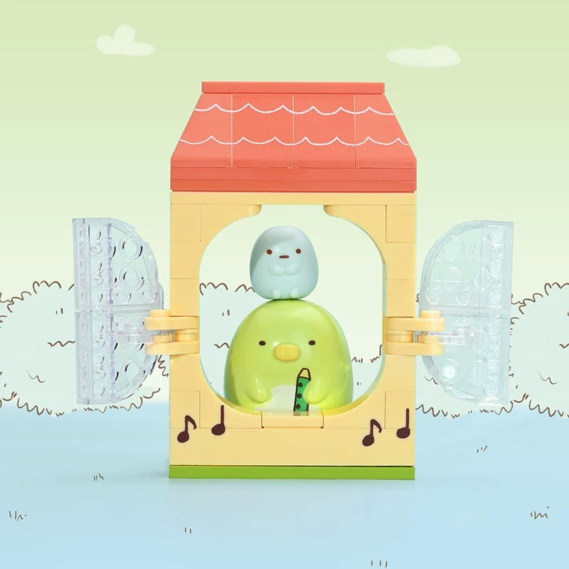 Sumikko Gurashi Little Windowsill Series | Shirokuma Penguin? Tokage Tonkatsu Neko Tapioca - Building Blocks Toy Collections KawaiiGiftLand