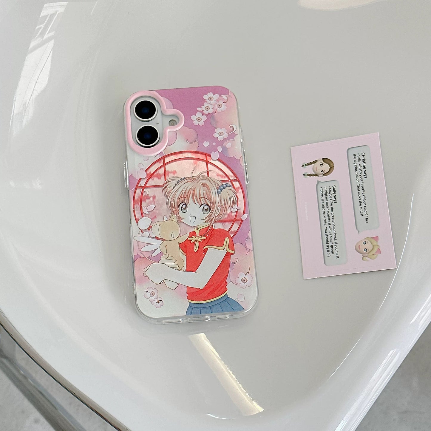 CardCaptorSakura Retro Comic Laser Case | Part 3 Cosplay Style Sakura - Phone Case Samsung Galaxy S26 S25 S24 S23 S22 S21 FE Ultra Edge