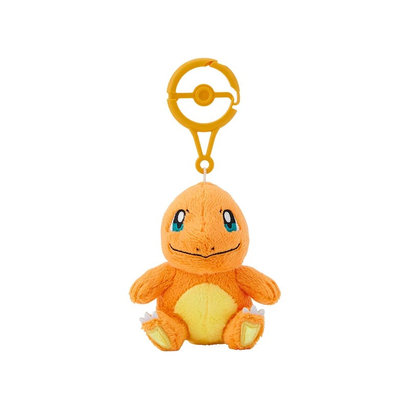 Japan Cartoon Pokemon Center Pokeball Keychain 1st Generation | Pikachu Bulbasaur Charmander Squirtle Mew - Mascot Mini Plush Doll KawaiiGiftLand