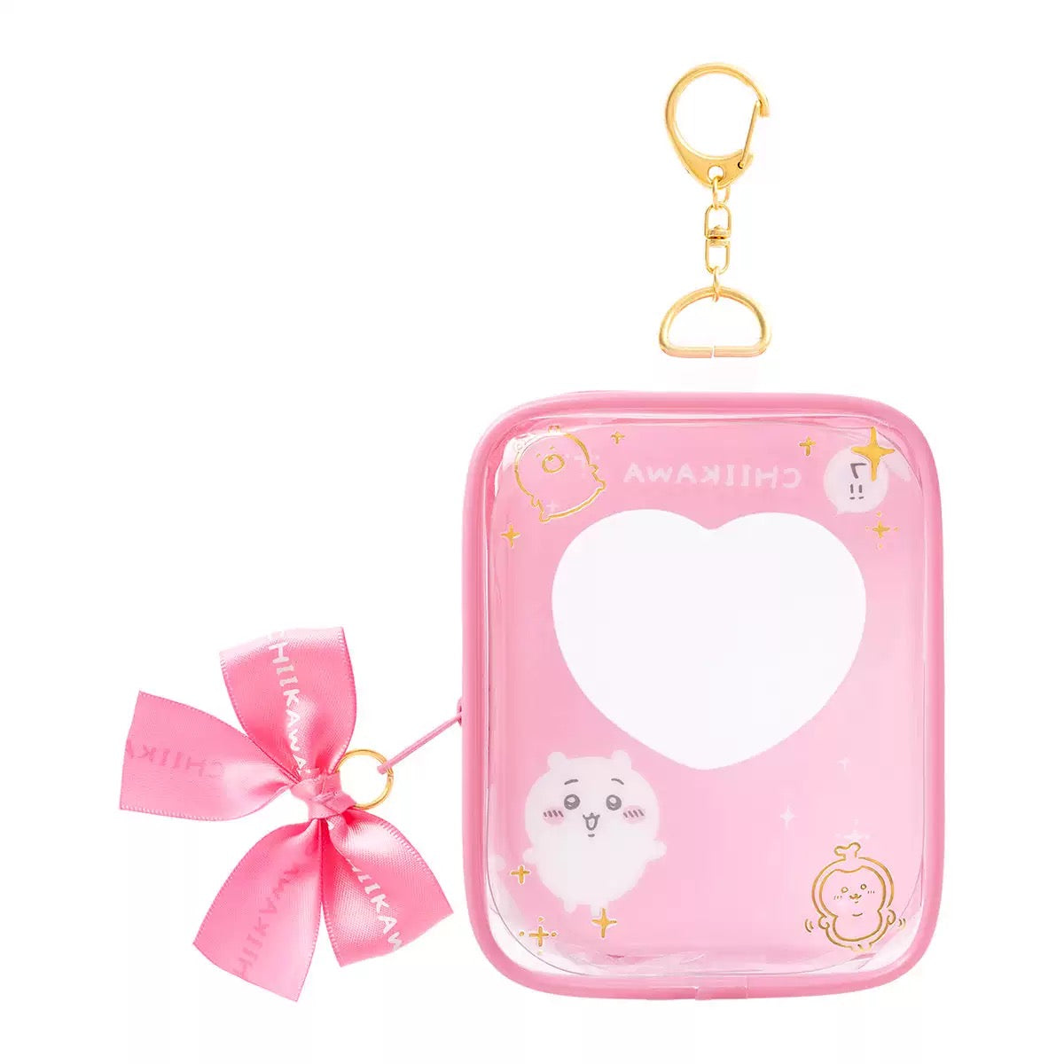 Japanese Cartoon Chiikawa Plastic with Ribbon Itabag Bag Keychain | ChiiKawa Hachiware Usagi Momonga Kurimanju Rakko Shisa Kani - Kawaii Items Can Put in Dolls Keep Dolls Clean KawaiiGiftLand