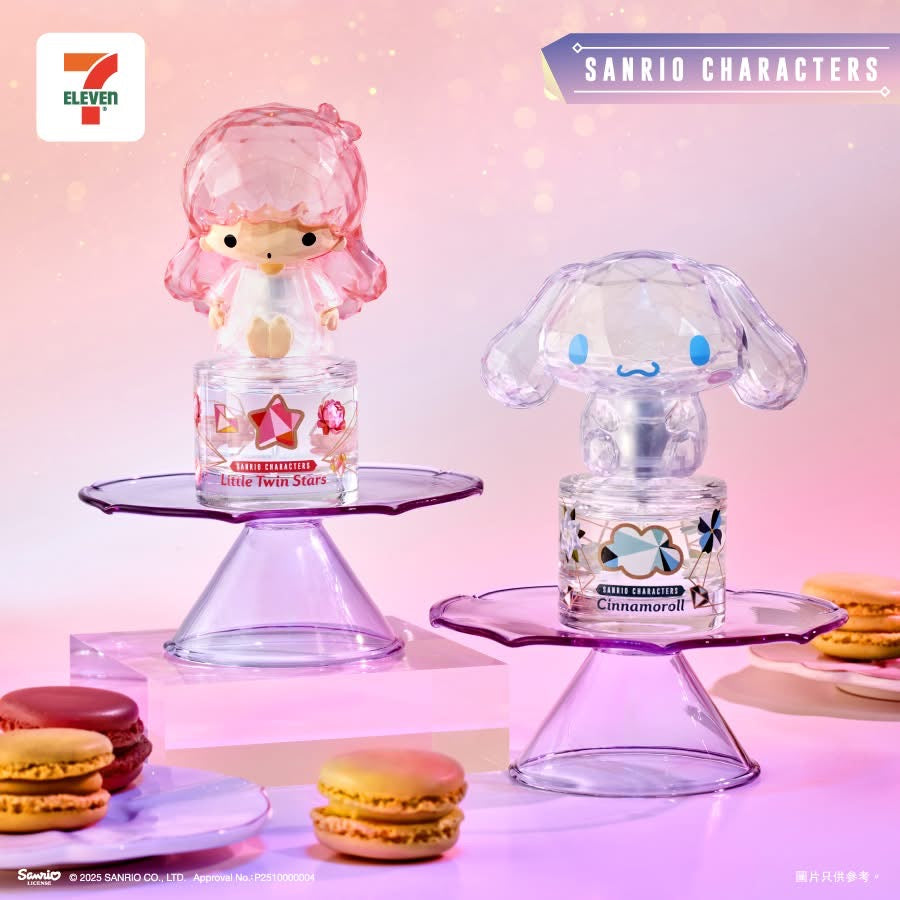 Sanrio Characters Crystal Style Perfume Bottle | Little Twin Star Lala & Kiki - Convenience Store Limited Collectable Toys Mystery Blind Box