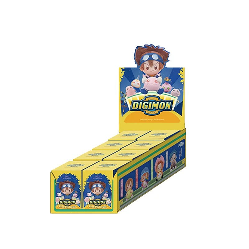 Digimon Adventure Digital Monster Chosen Children Part 1 Plush Keychain I Koromon Tunomon Pyocomon Mochimon Tanemon Pukamon Tokomon Nyaromon - Charm with Plastic Box Mystery Blind Box