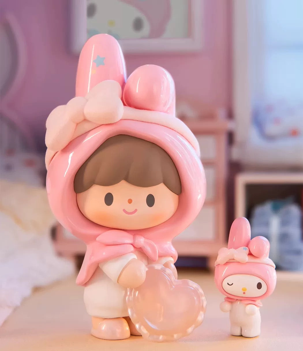 zZoton x Sanrio Characters Preparation Before Bedtime | Hello Kitty My Melody Kuromi Cinnamoroll Pompompurin Pochacco Hangyodon - Collectable Toys Mystery Blind Box