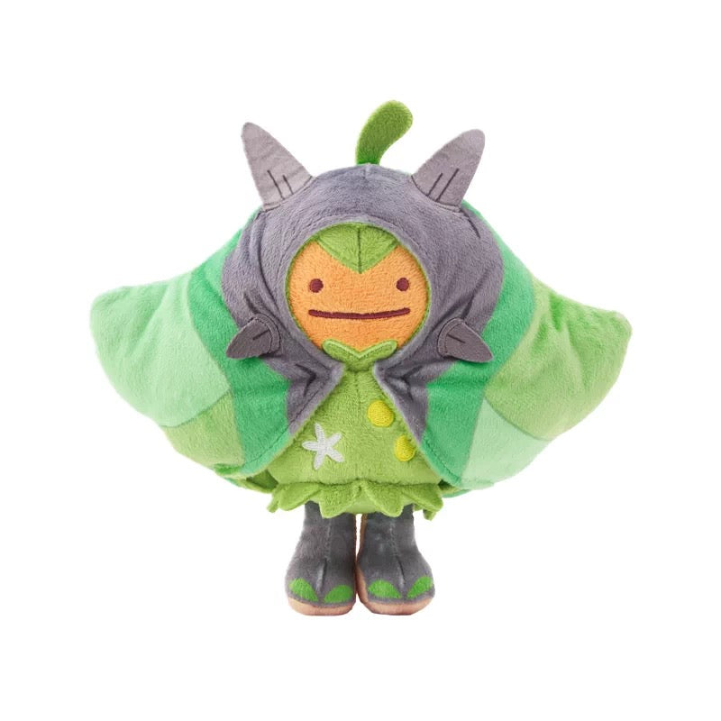 Japan Cartoon Pokemon Center Ditto Crossover Part 2 | Spiritomb Hisui Zorua Sobble Ogerpon - Mascot Mini Plush Doll