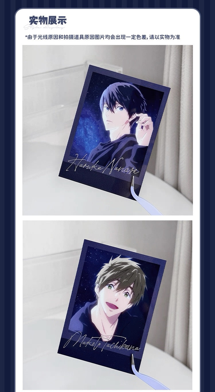 Japanese Anime Free! Iwatobi Swim Club Star Night Series Card | Haruka Makoto Rin Nagisa Rei Kirishima Sosuke - Cute Kawaii Item Blind Bag
