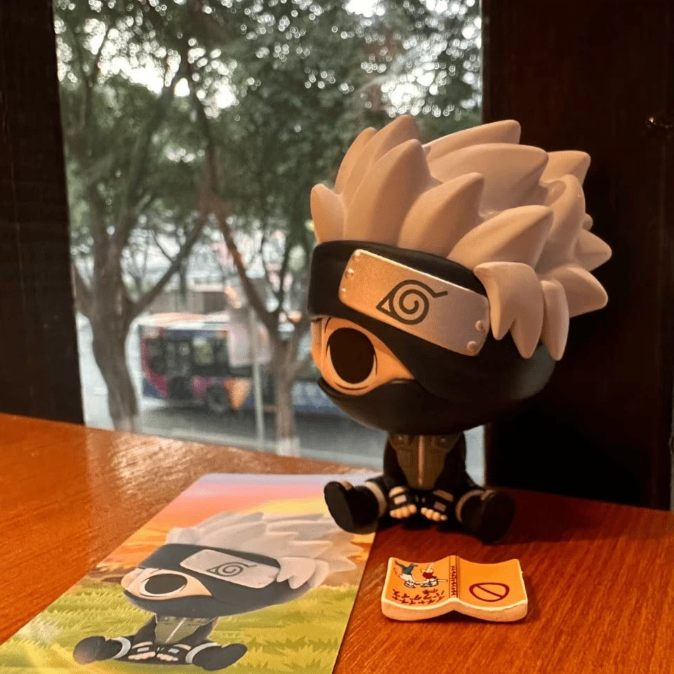 Miniso X Naruto Ninja Mini Sitting Part 1 Series Limited Edition | Naruto Shippuuden Naruto Sasuke Sakura Kakashi Gaara Lee -  Figure Keychain Collectable Toys Mystery Blind Box
