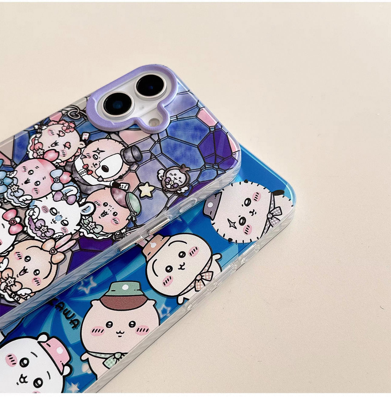 Japanese Cartoon Chiikawa Group | Magic Girl & Party Group - iPhone Case 7 8 PLUS SE2 XS XR X 11 12 13 14 15 16 16e Pro Promax 12mini 13mini KawaiiGiftLand