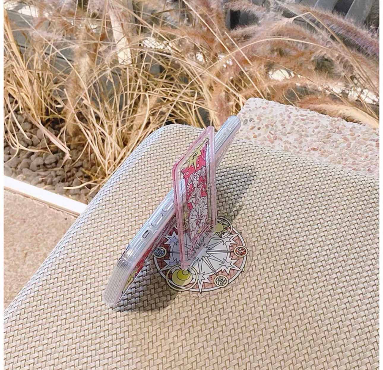 Cardcaptor Sakura Card Version Part 6 with Stand & Strap | The Flower & The Watery - iPhone Case PLUS SE2 XS XR X 11 12 13 14 15 16 16e 17 17e Pro Promax 12mini 13mini