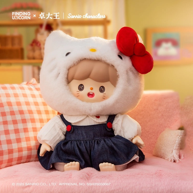 zZoton x Sanrio Characters Linking Buddies | Hello Kitty 33cm Big Joint Plush Doll - Collectable Toys KawaiiGiftLand