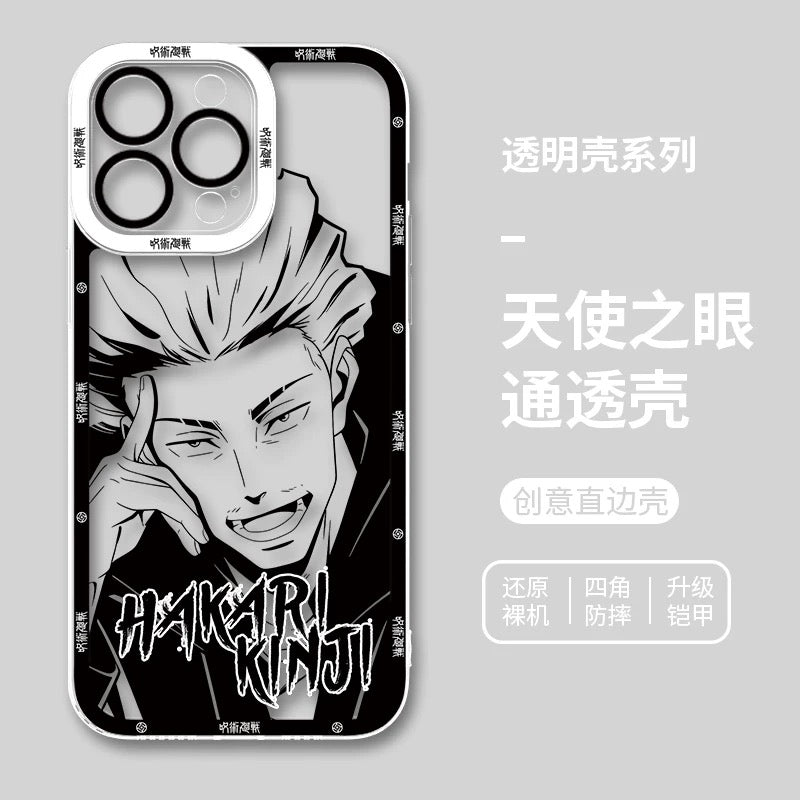 Japanese Anime Jujutsu Kaisen Black & White Drawing Style | Choso Geto Maki Kinji Nobara Hajime Hiromi - Phone Case Samsung Galaxy S26 S25 S24 S23 S22 S21 FE Ultra Edge