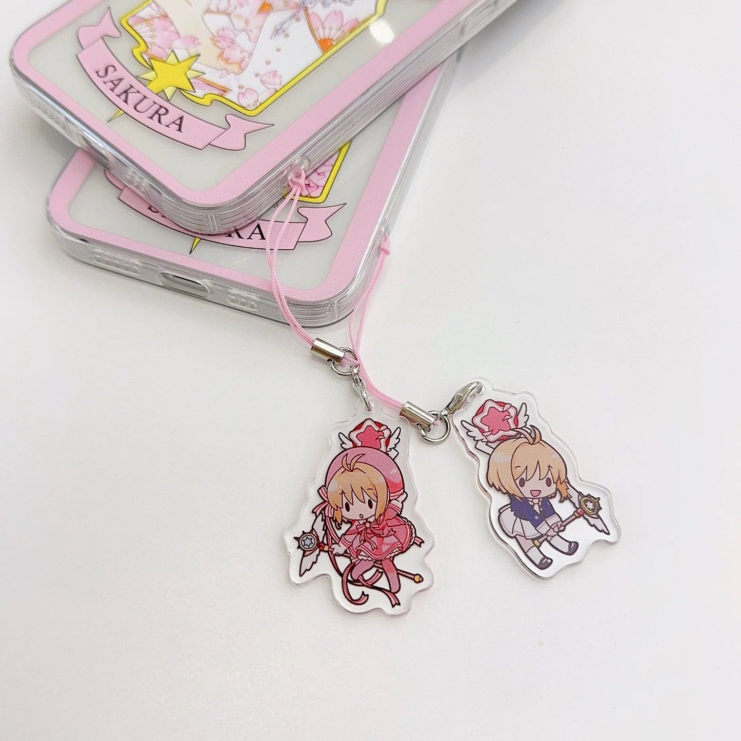 CardCaptorSakura Card Version Part 1 | Chinese Dress & Sakura - iPhone Case 6 7 8 PLUS SE2 XS XR X 11 12 13 14 15 16 Pro Promax 12mini 13mini KawaiiGiftLand